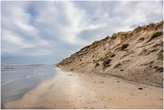 der Strand ist teilweise schmal geworden