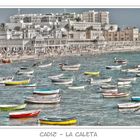 Der Strand "La Caleta" in Cadiz