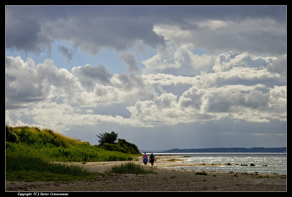 Der Strand vom Augustenhof ... - The coast line from Augustenhof