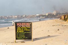 Der Strand von Accra ....