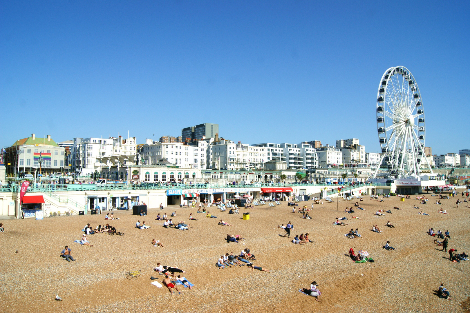 Der Strand von Brighton