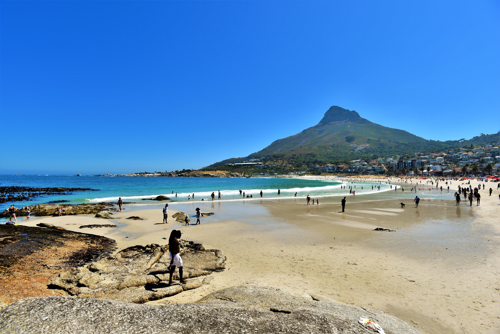 Der Strand von Camps Bay