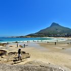 Der Strand von Camps Bay