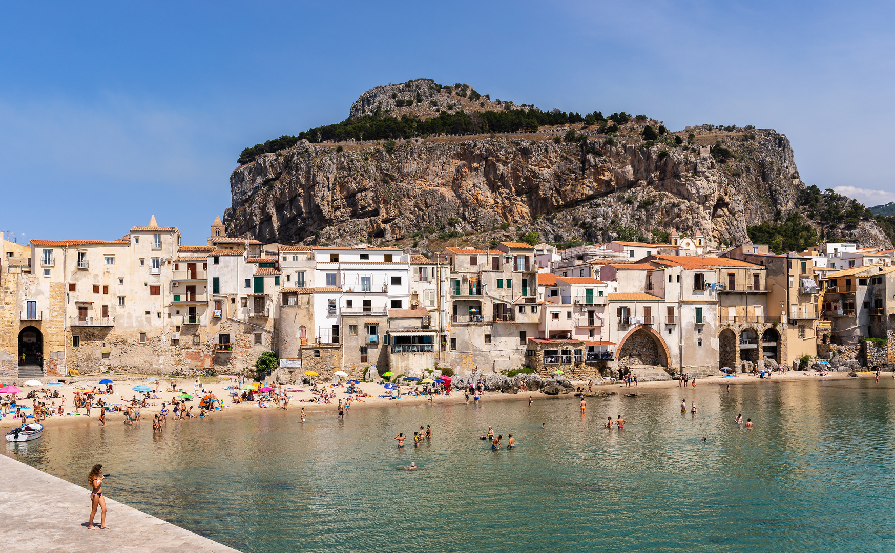 Der Strand von Cefalu