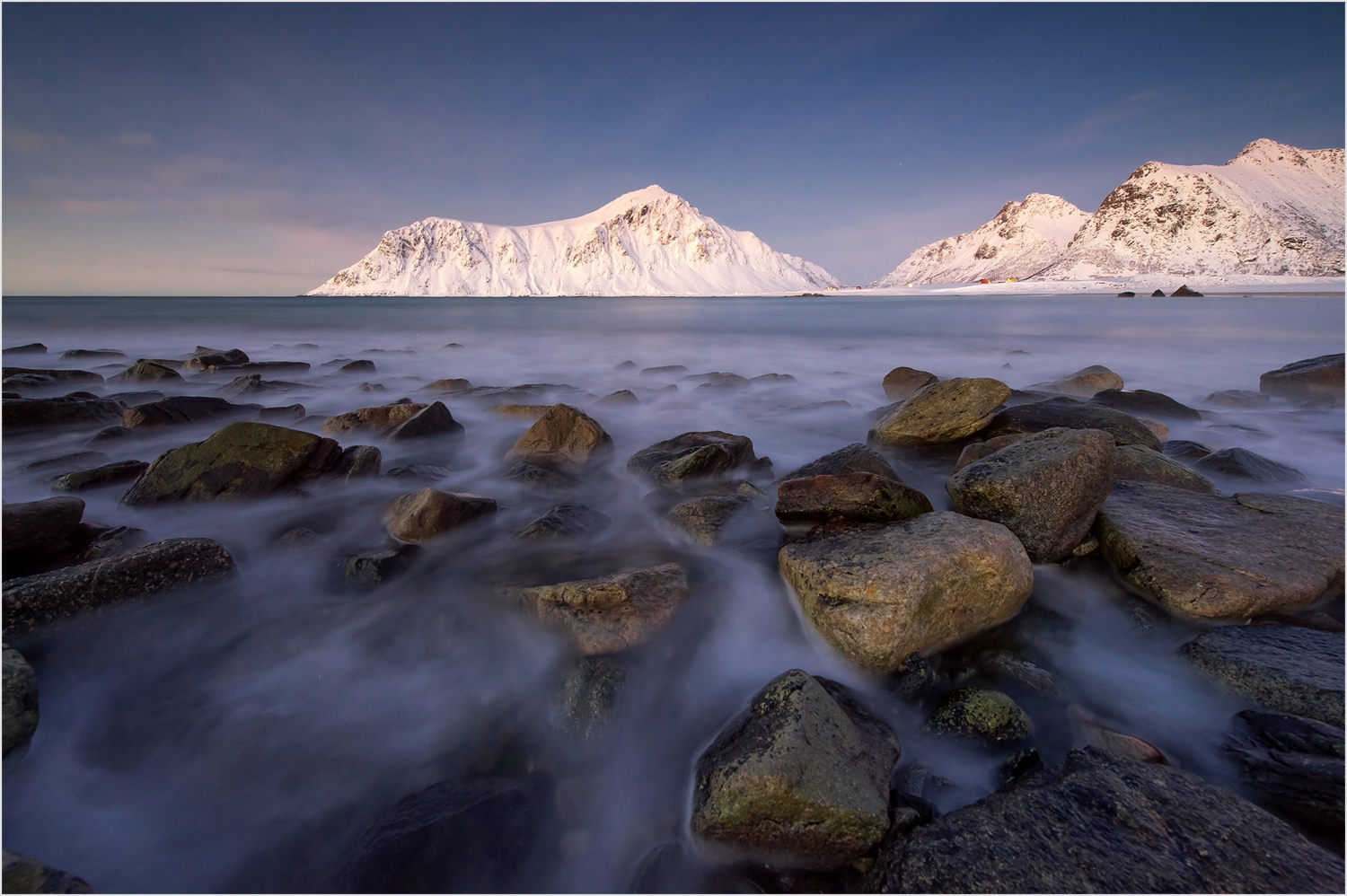 der Strand von Flakstad