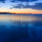 Der Strand von Fraserburgh zu blauen Stunde