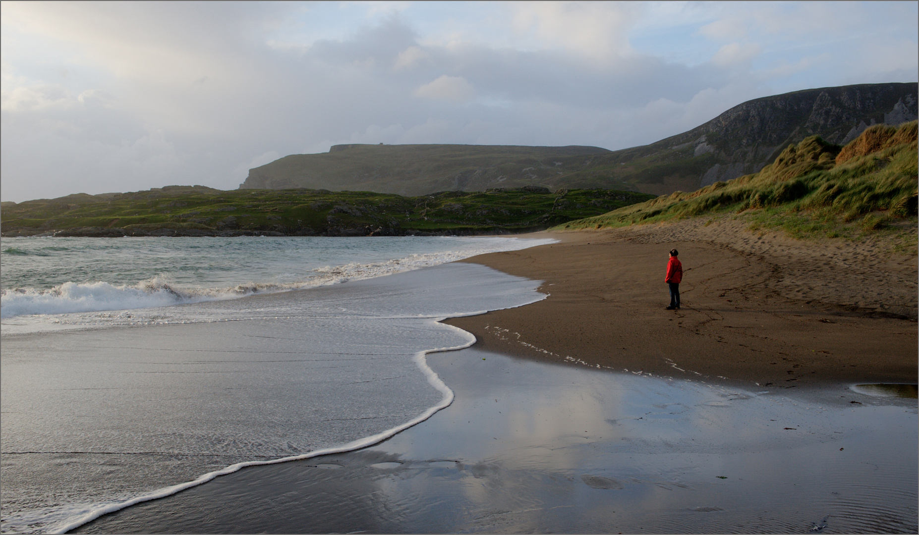 Der Strand von Glencolombkille