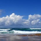 der Strand von Moulay Bousselham am Atlantik, Marokko 