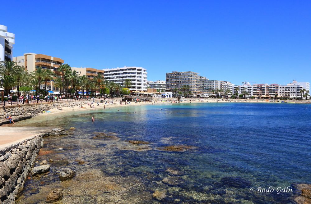 Der Strand von Santa Eulalia