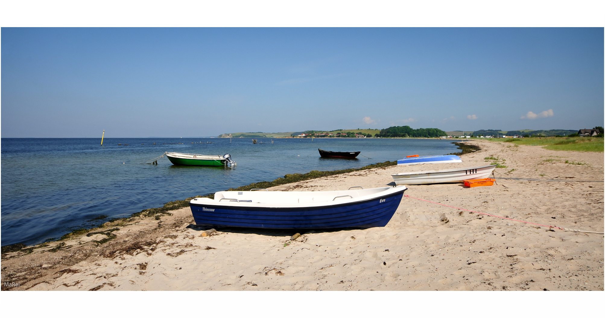 der Strand von Thiessow auf Rügen