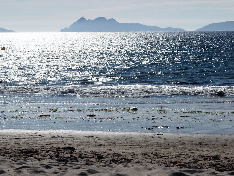 Der Strand von Vigo/ Galizien