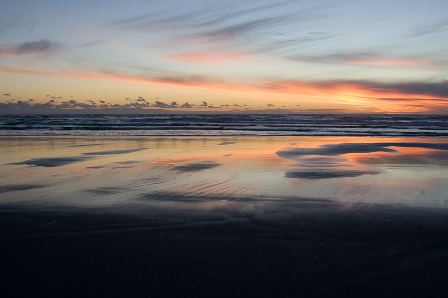 Der Strand von Westport....