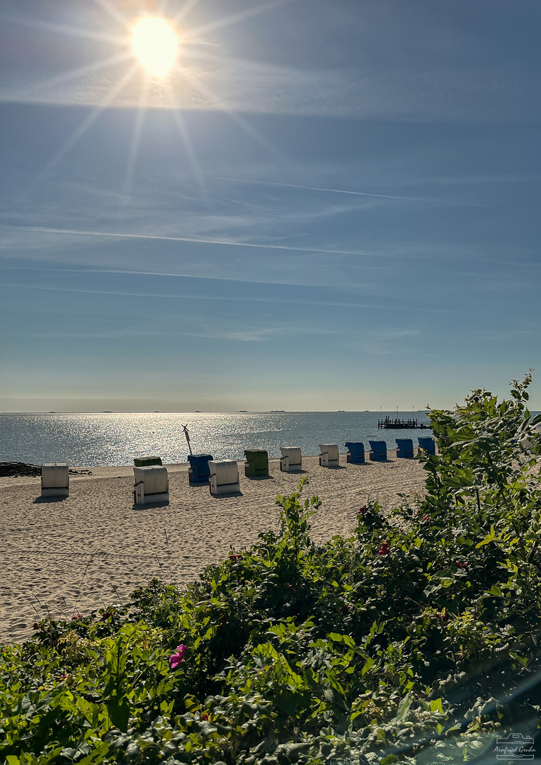 der Strand von Wyk auf Föhr