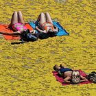 Der Strand vor unserer Hütte...