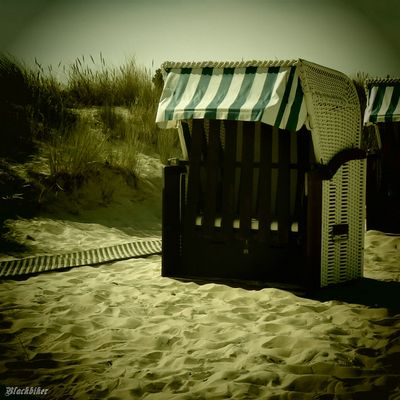 Der Strandkorb am Strand von Baabe