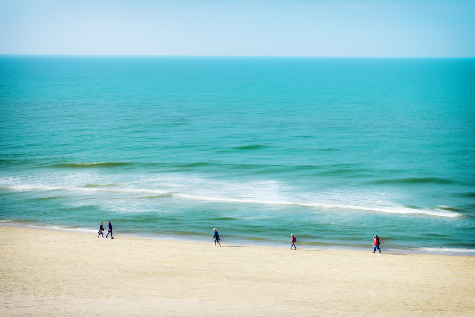 Der Strandspaziergang