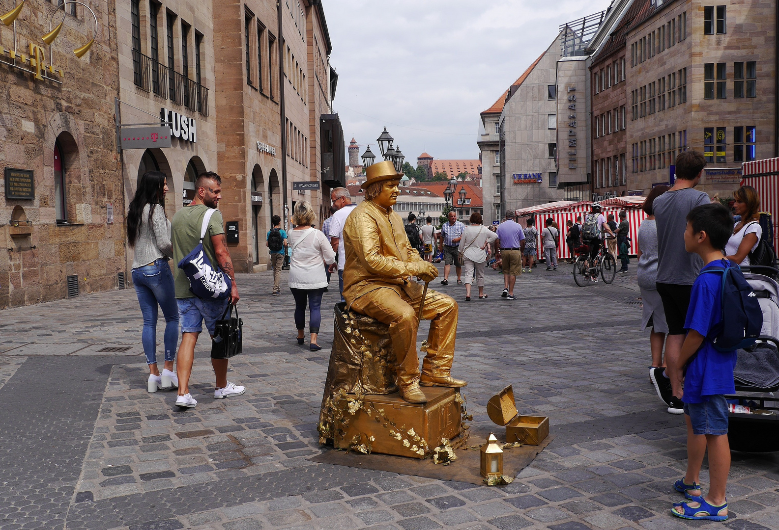 der Straßenkünstler