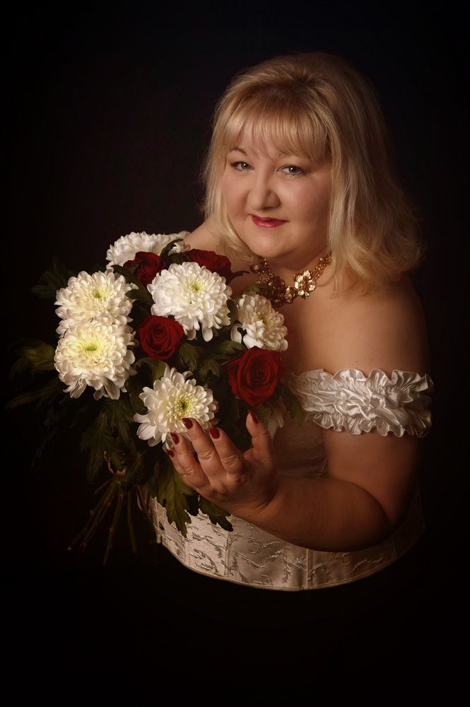 der Strauss Foto & Bild portrait, portrait frauen, outdoor Bilder auf