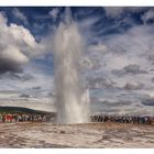 Der Strokkur Geysir - schon sehr beeindruckend