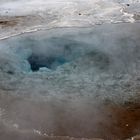 Der Strokkur kurz vor dem Ausbruch