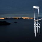 Der Stuhl und der Sonnenuntergang