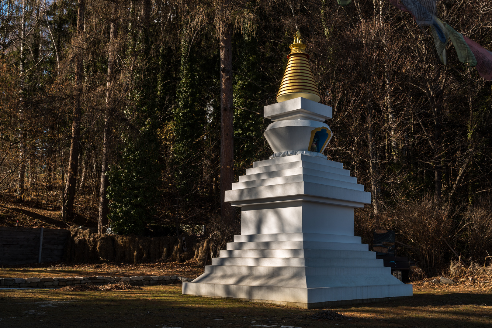 Der Stupa (Friedenspagode) in St. Radegund bei Graz