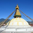 Der Stupa von Bodnath in Kathmandu