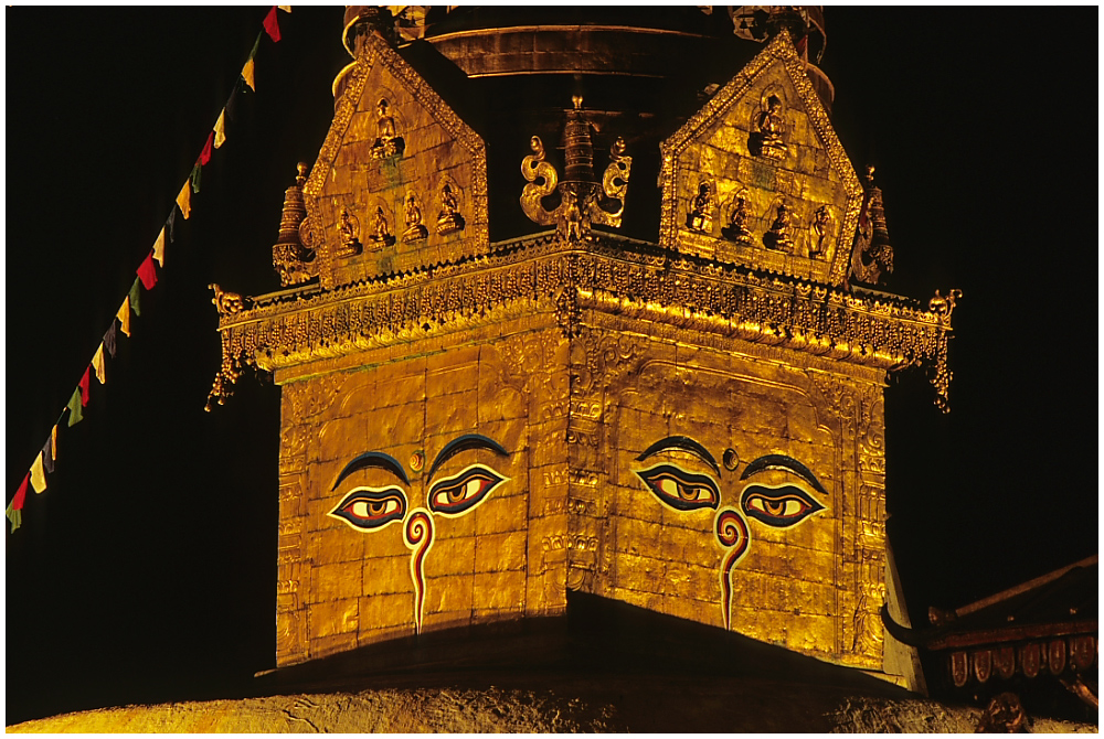 Der Stupa von Swayambhunath