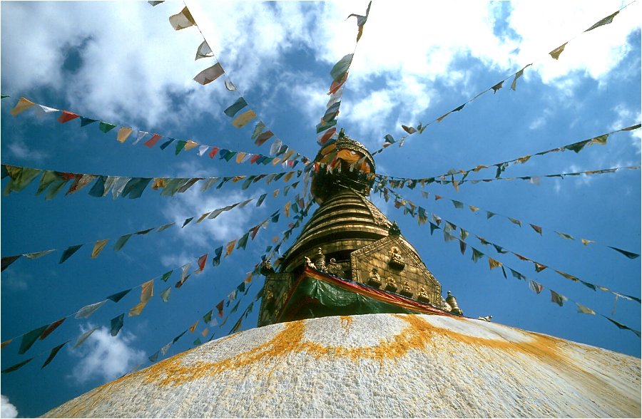 Der Stupa von Swayambunath