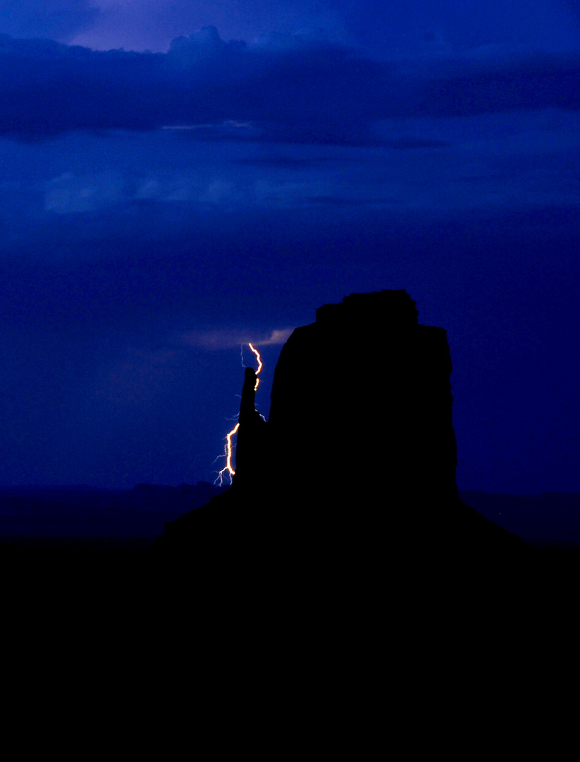 Der Sturm beim Monument Valley