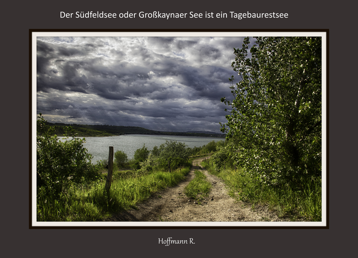 Der Südfeldsee oder Großkaynaer See ist ein Tagebaurestsee