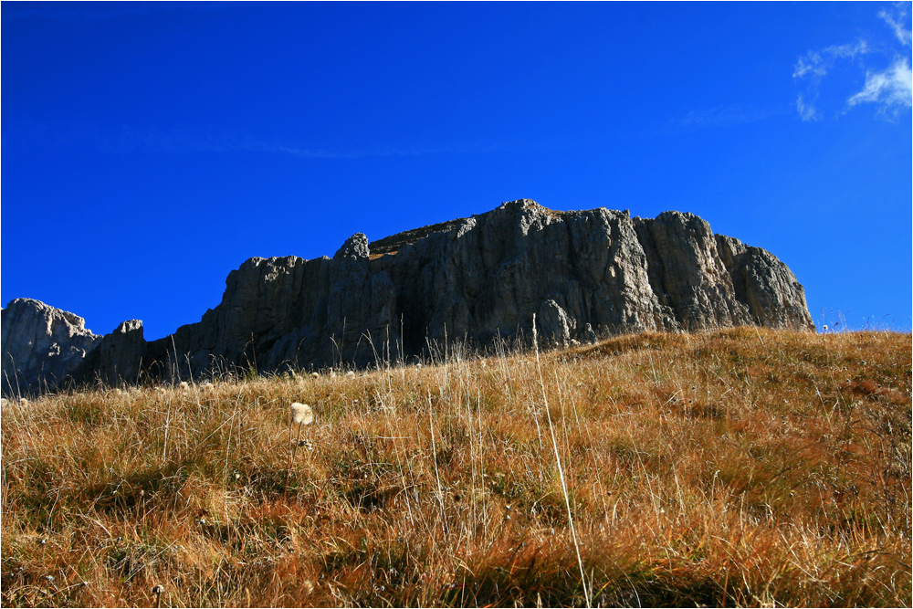 der südliche Rosengarten von der Paolina Hütte aus