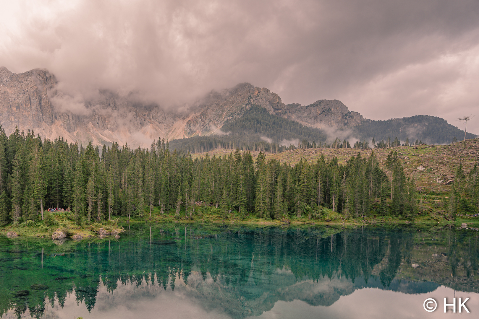 Der Südtiroler Karersee