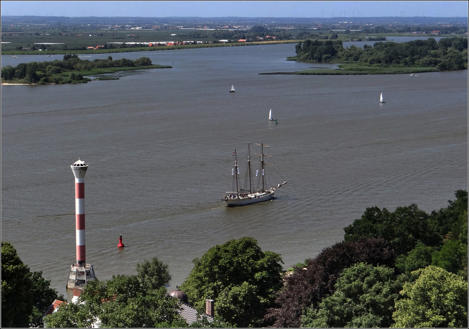 der Süllberg und der Ausblick...