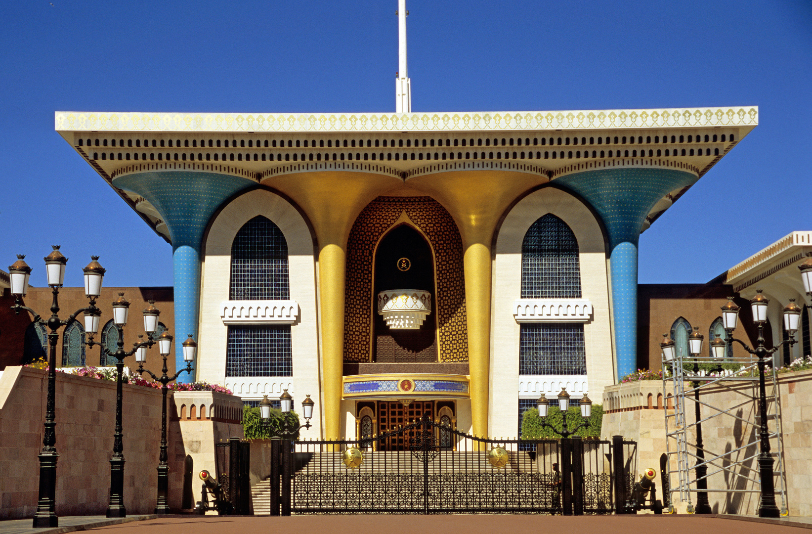 Der Sultanspalast in Old Muscat.