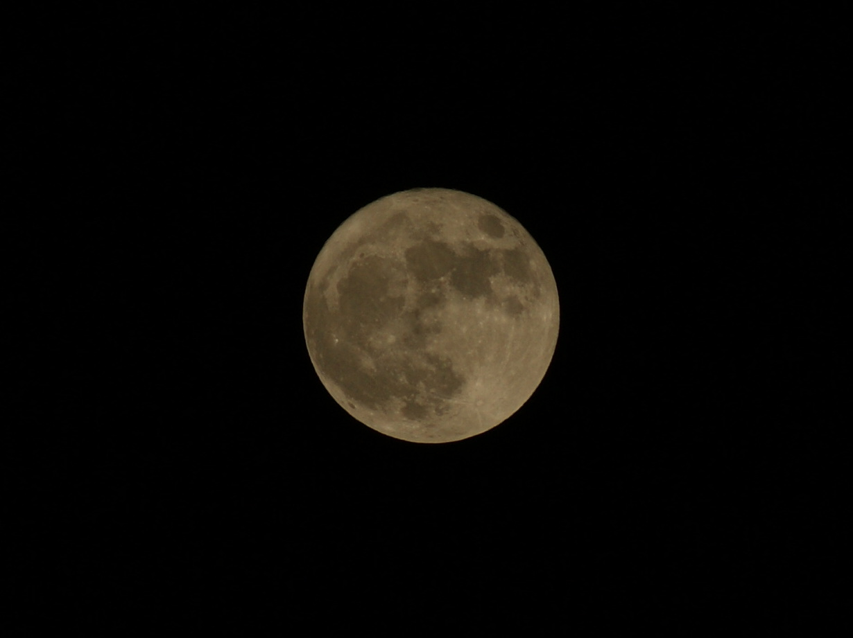 Der "supergroße" Vollmond 