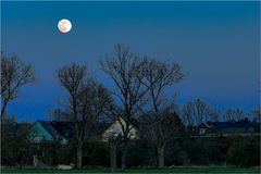 Der Supermond in Klein  Germersleben