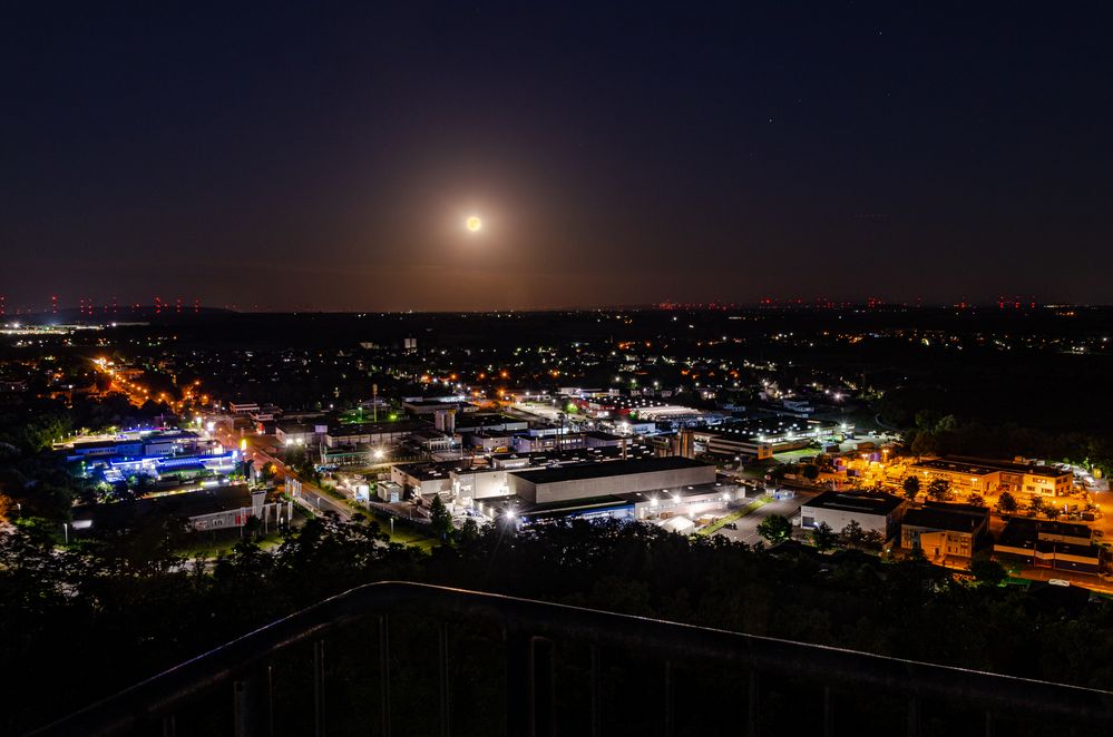 Der Supermond über Hückelhoven