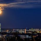 Der Supermond über Neubrandenburg