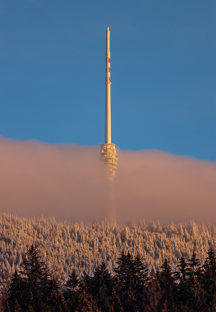 Der SWR Sendeturm auf der Hornisgrinde