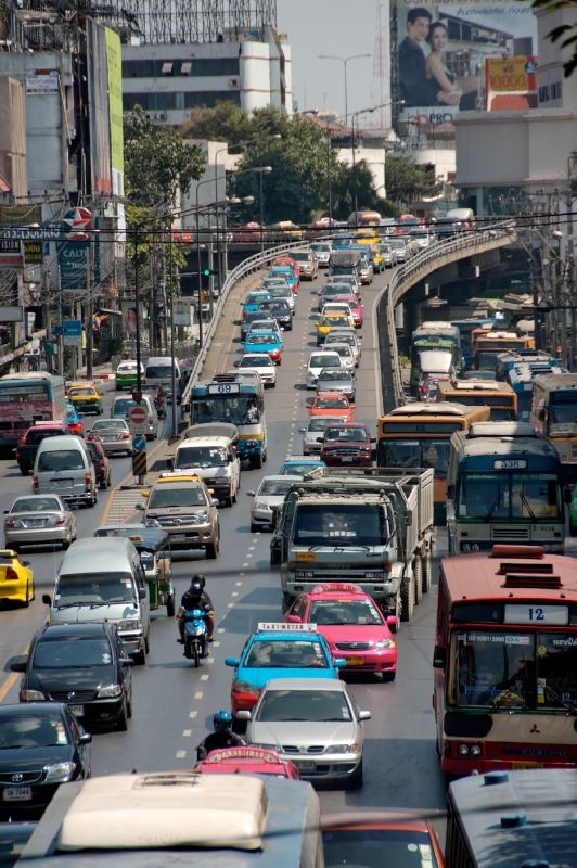 Der tägliche Wahnsinn auf Bangkok's Strassen