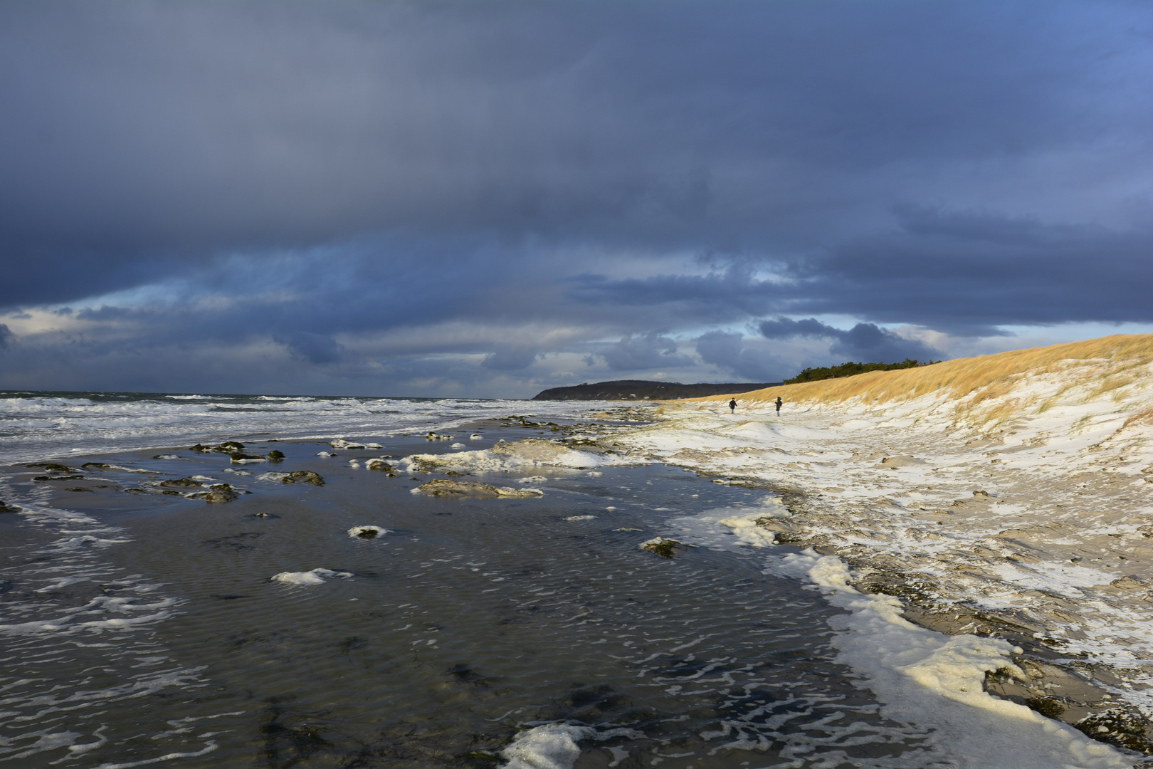 Der Tag am dem Orkan , Hiddensee 