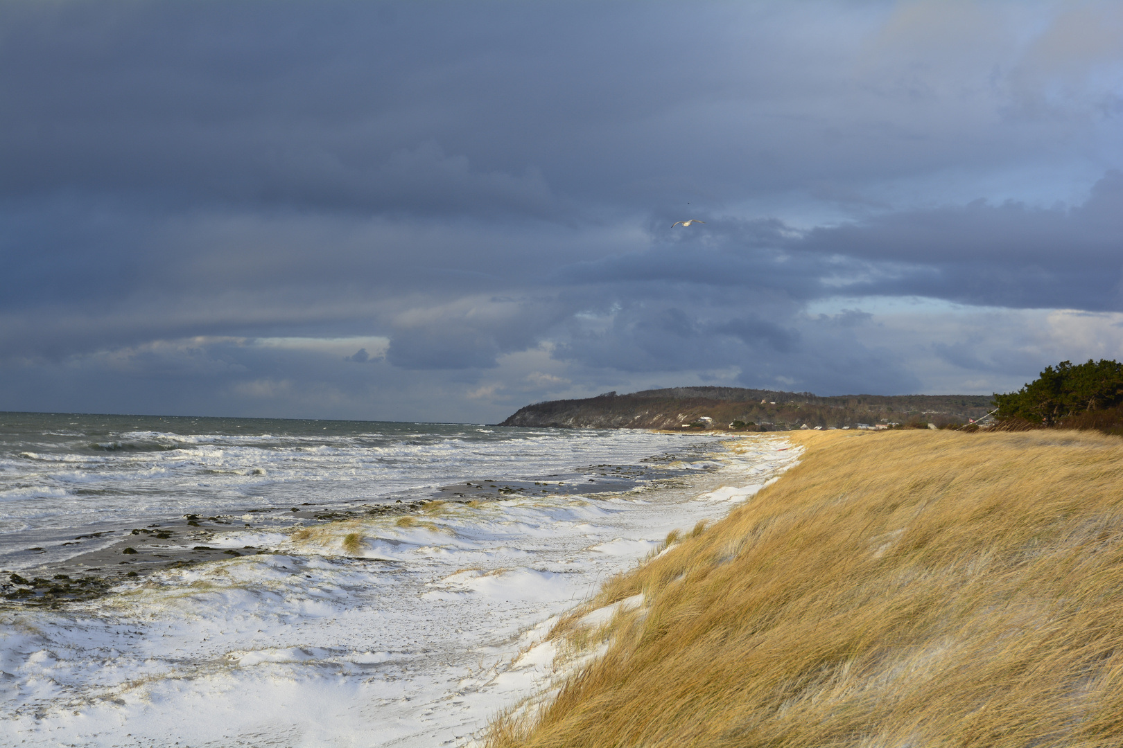 Der Tag am dem Orkan , Hiddensee 