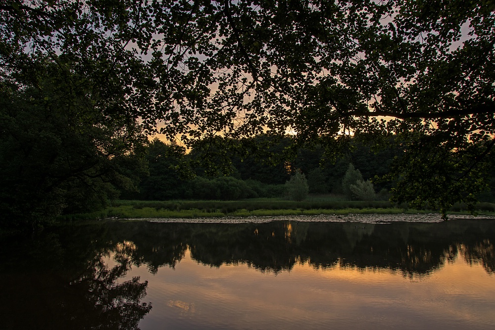 Der Tag beginnt am Aprather Mühlenteich