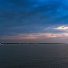 Der Tag beginnt, am Strand von Warnemünde