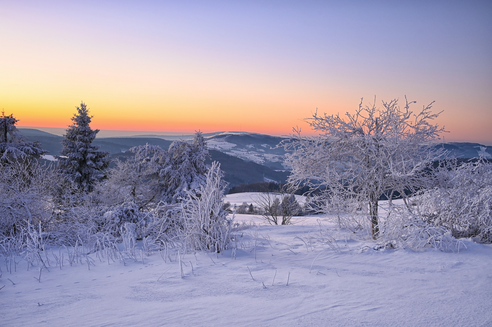 der Tag beginnt in der Rhön