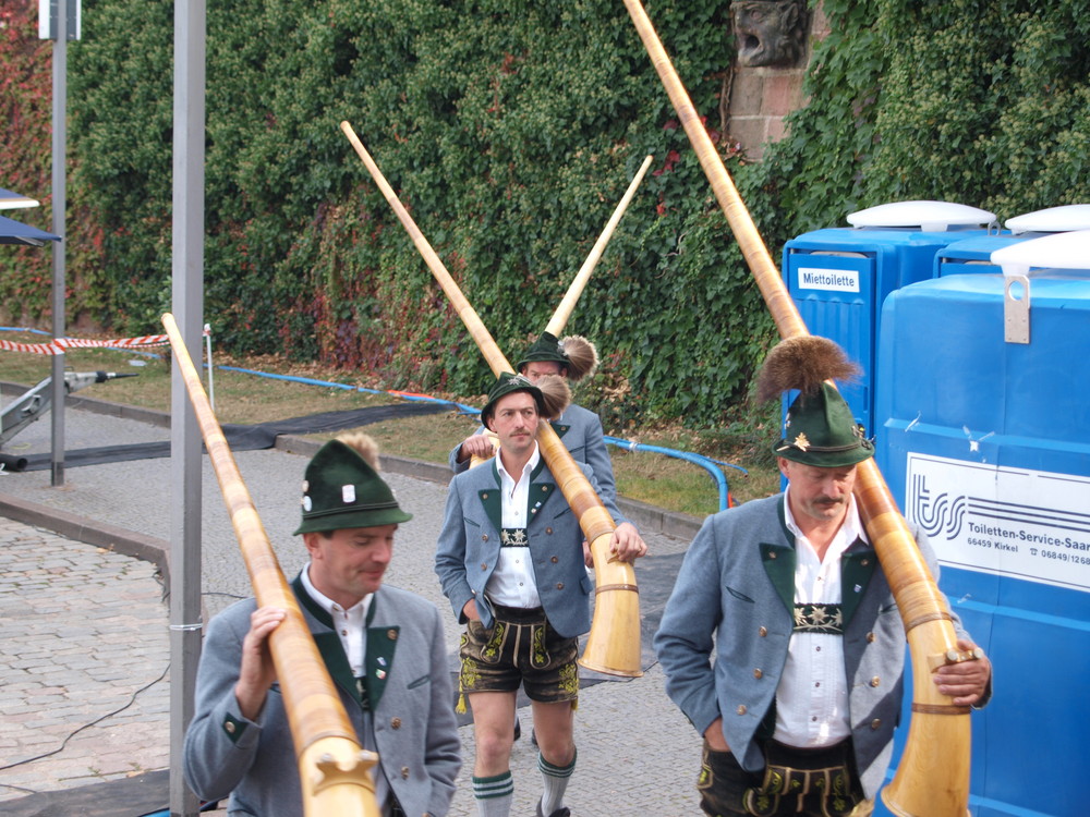 Der Tag der Deutschen Einheit in Saarbrücken war anstrengend ...