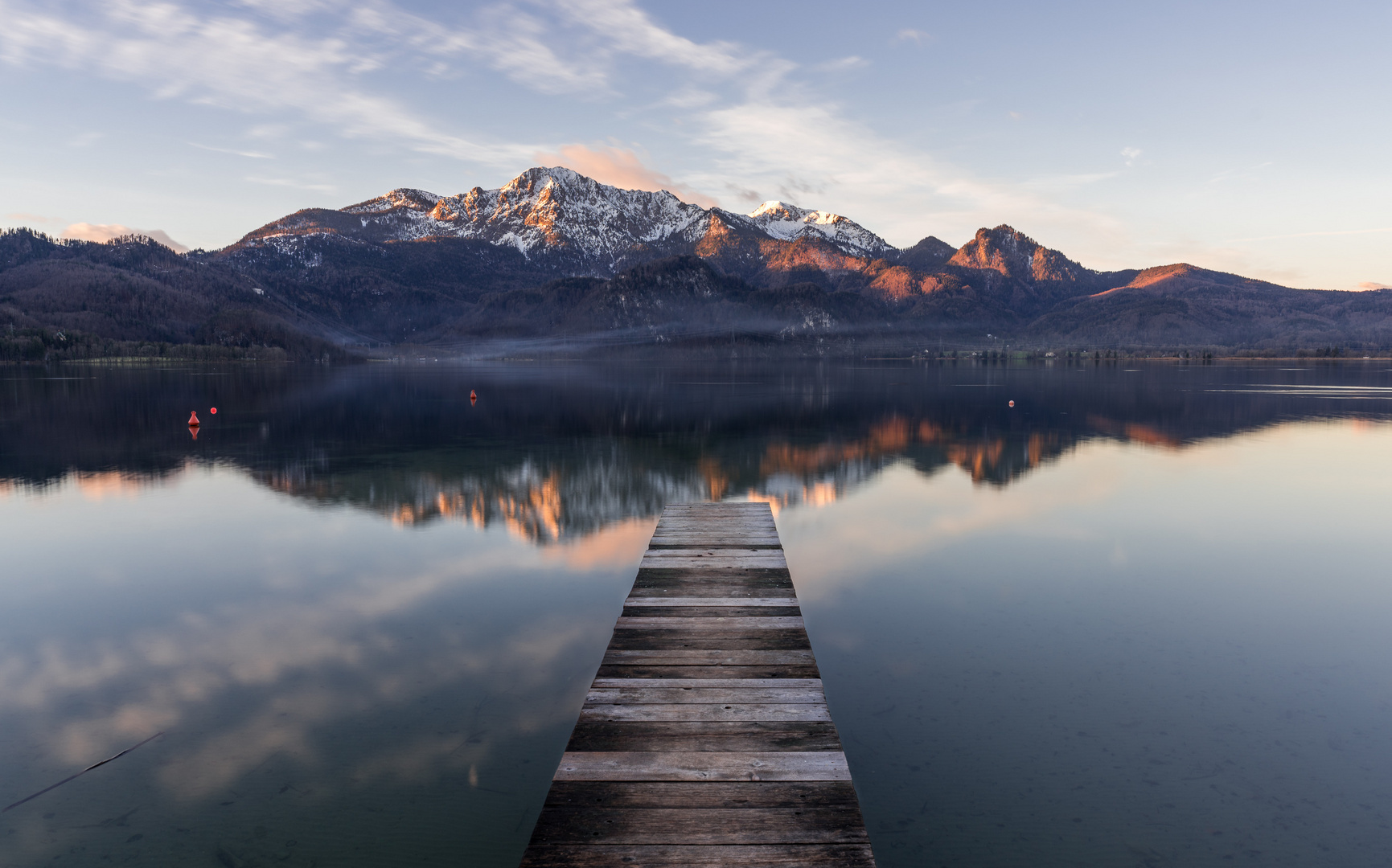 Der Tag erwacht am Kochelsee