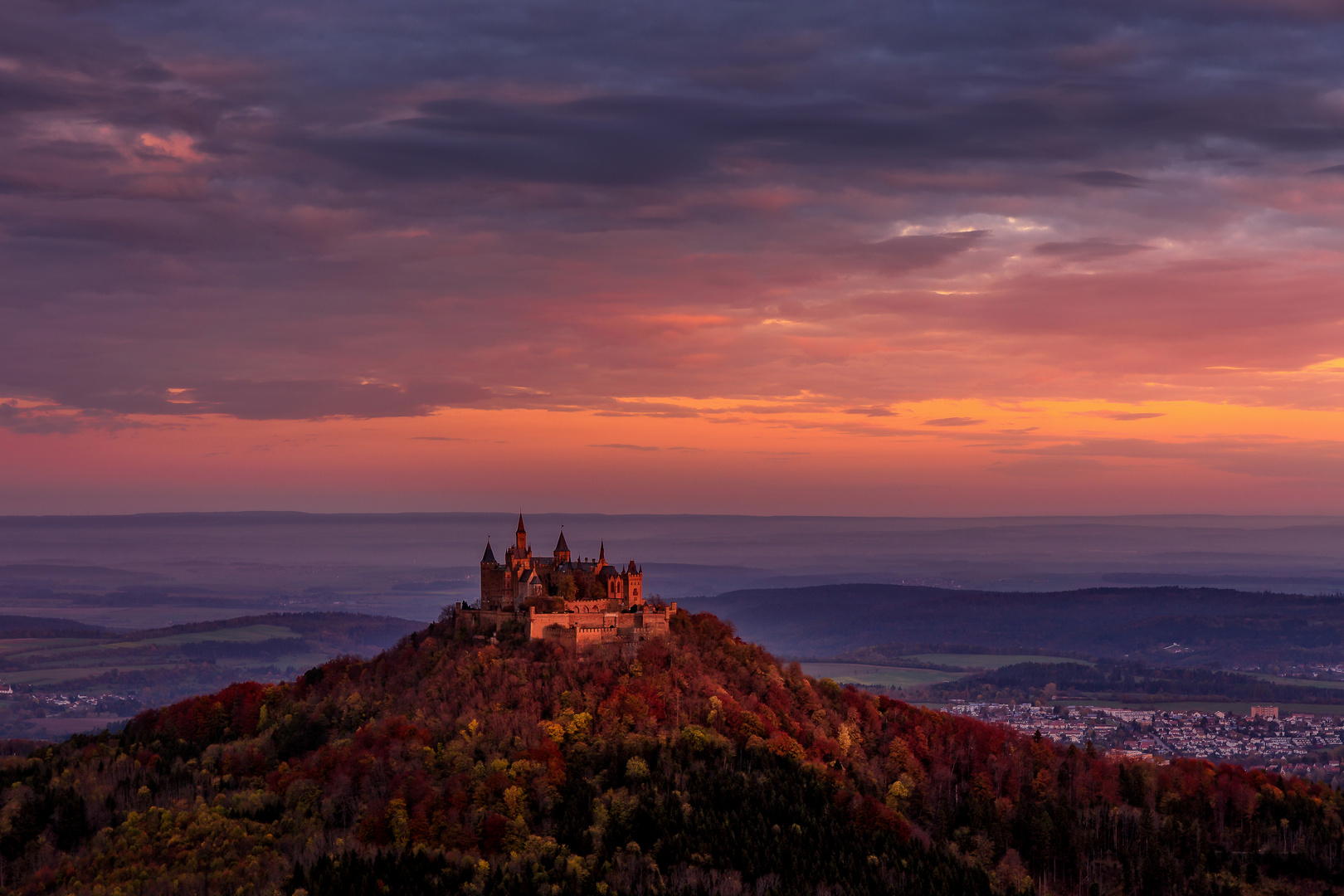 Der Tag erwacht am Zeller Horn.... Foto & Bild architektur, schlösser