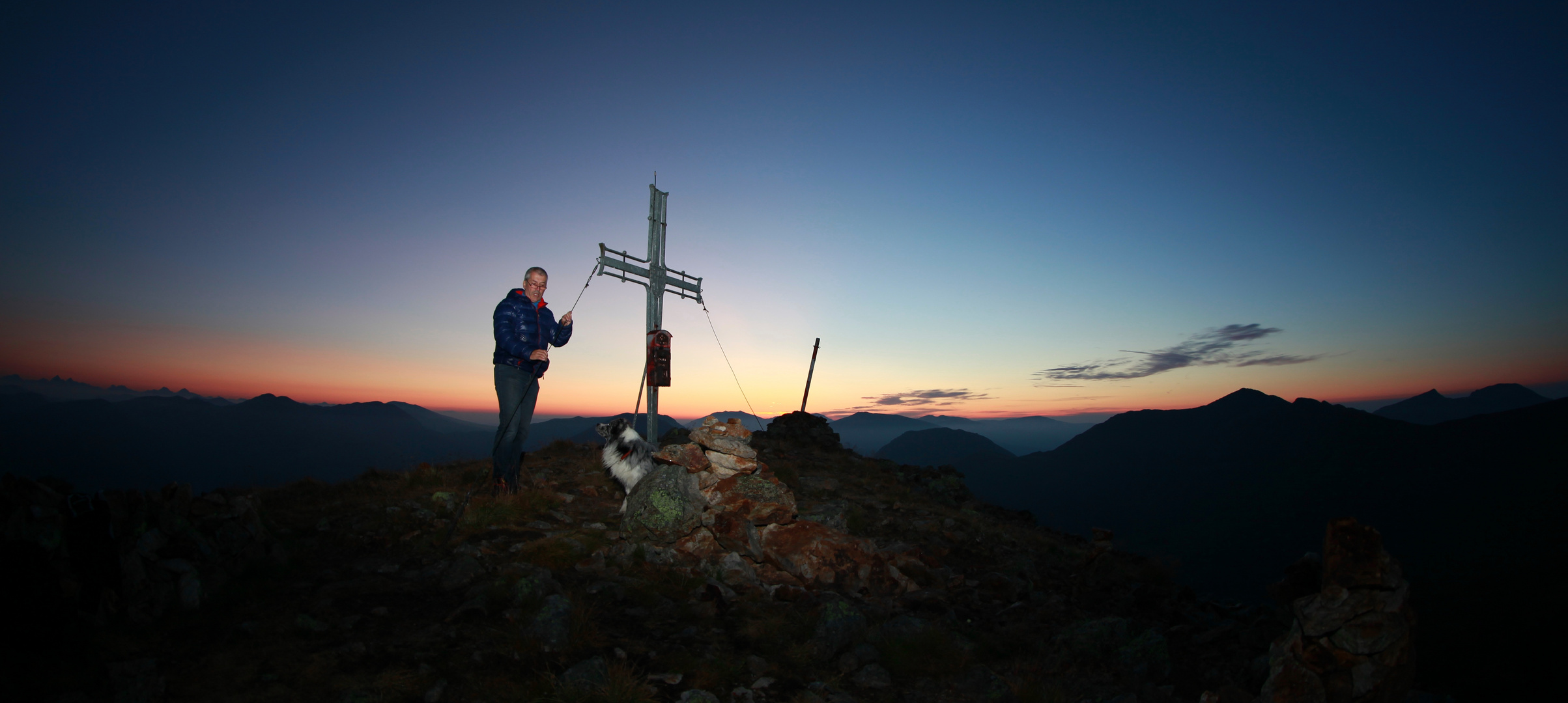 der Tag erwacht auf dem Pfannock 2254 m